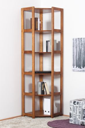 Mensola da parete Meppel 60 x 60 cm, libreria in legno massello di