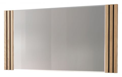 Pannello da parete Slatina 17, rovere / nero - 100 x 170 x 4 cm (h x l x p )