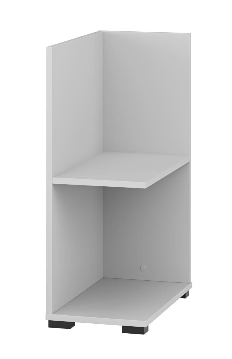 Scaffale per scrivania Toivala, colore: grigio chiaro - Dimensioni