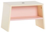 Sgabello per bambini "Irlin" 05, giallo / rosa - 31 x 46 x 25 cm (h x l x p)