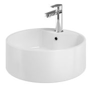 Bagno - Lavabo "Dhule" 10, bianco - 14 x 41 x 41 cm (h x l x p)