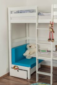 Set di 2 cuscini per letto a soppalco "Tim" -  blu