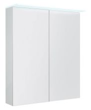 Bagno - Specchio "Siliguri" 01, bianco lucido - 70 x 60 x 13 cm (h x l x p)