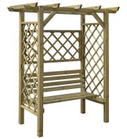 Pergola Waldrebe, incl. panca - 180 x 100 x 205 cm (l x p x h)