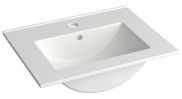 Bagno - Lavabo "Bokaro" 06, bianco - 13 x 51 x 39 cm (h x l x p)