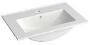 Bagno - Lavabo "Bokaro" 07, bianco - 13 x 61 x 39 cm (h x l x p)