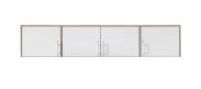 Modulo per Armadio "Hannut" 01, bianco / rovere - 40 x 200 x 56 cm (h x l x p)