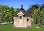 Casa sauna Eisenhut 14 - Dimensioni: 308 x 267 x 265 (L x P x A), superficie: 6 m², tetto a tenda