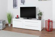 Mobile TV "Garim" 28, bianco lucido - 46 x 150 x 45 cm (h x l x p)