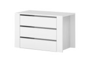 Cassettiera interna per armadio, bianco - 88 x 57 x 45 cm (l x h x p)