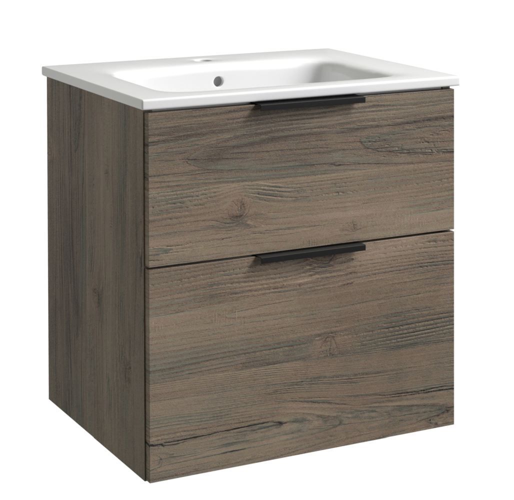 Mobile bagno "Ongole" 09, pino - 62 x 61 x 46 cm (h x l x p)