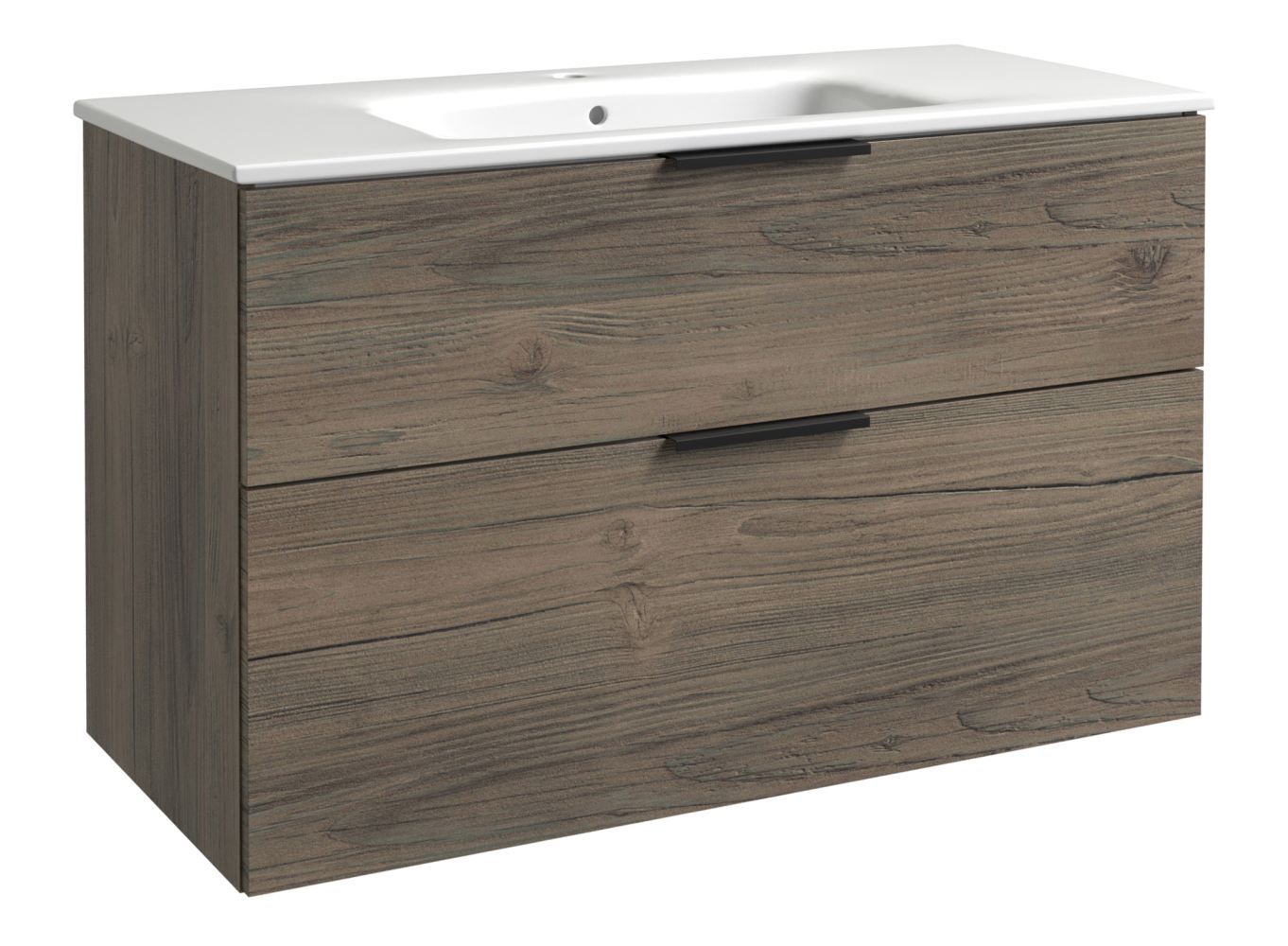 Mobile bagno Ongole 19, pino - misure: 62 x 101 x 46 cm (h x l x p)