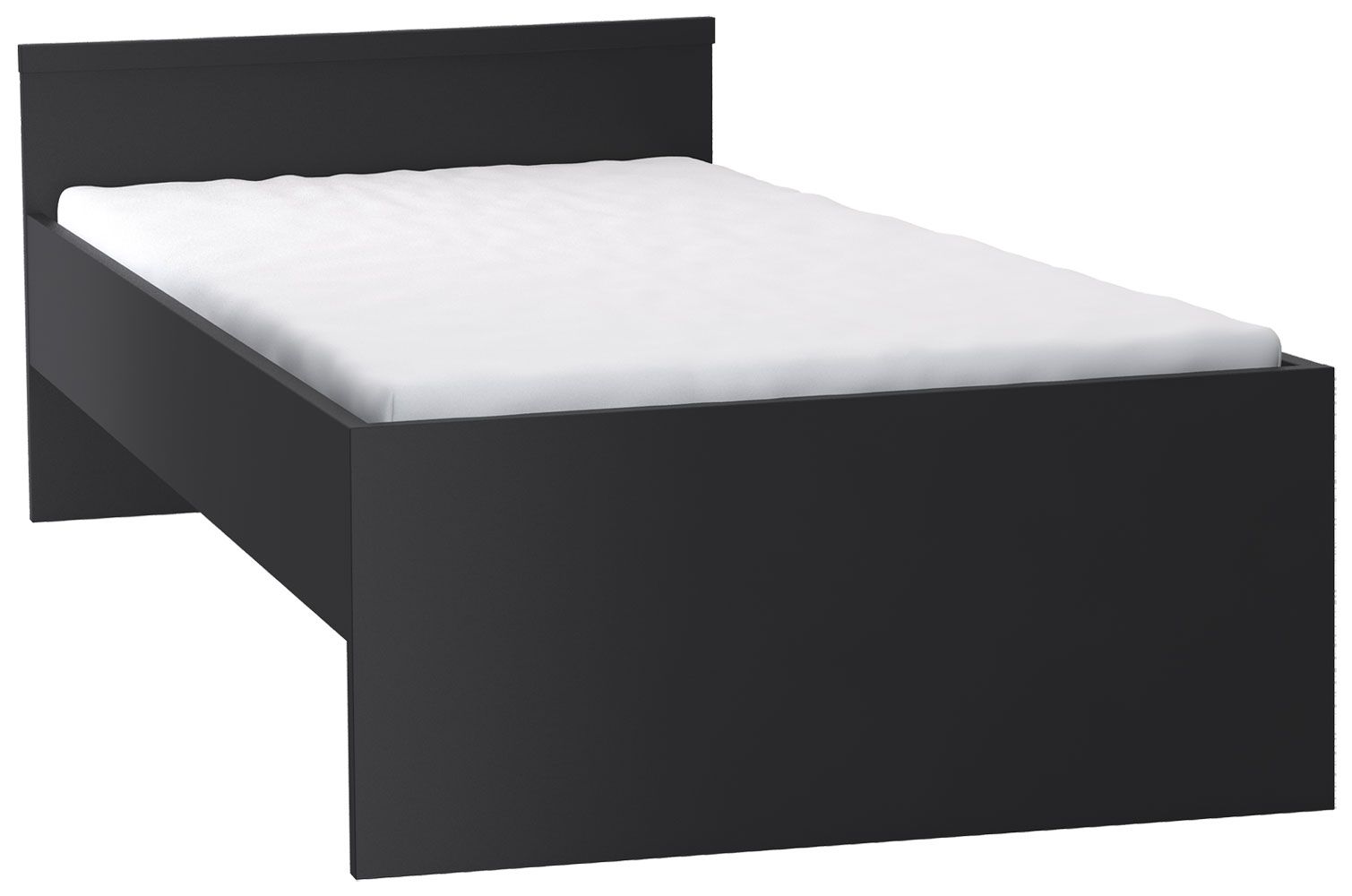 Letto singolo "Marincho" 79, nero - 90 x 200 cm