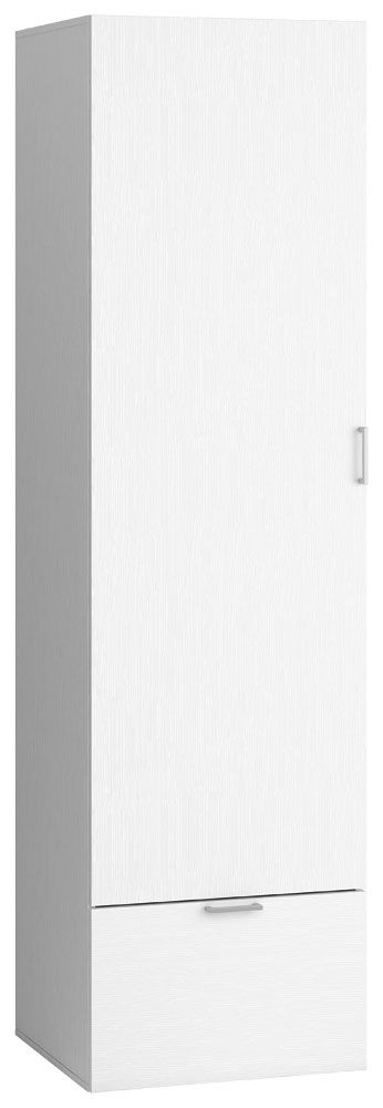 Armadio ad ante battenti "Minnea" 11, bianco - 206 x 58 x 42 cm (h x l x p)