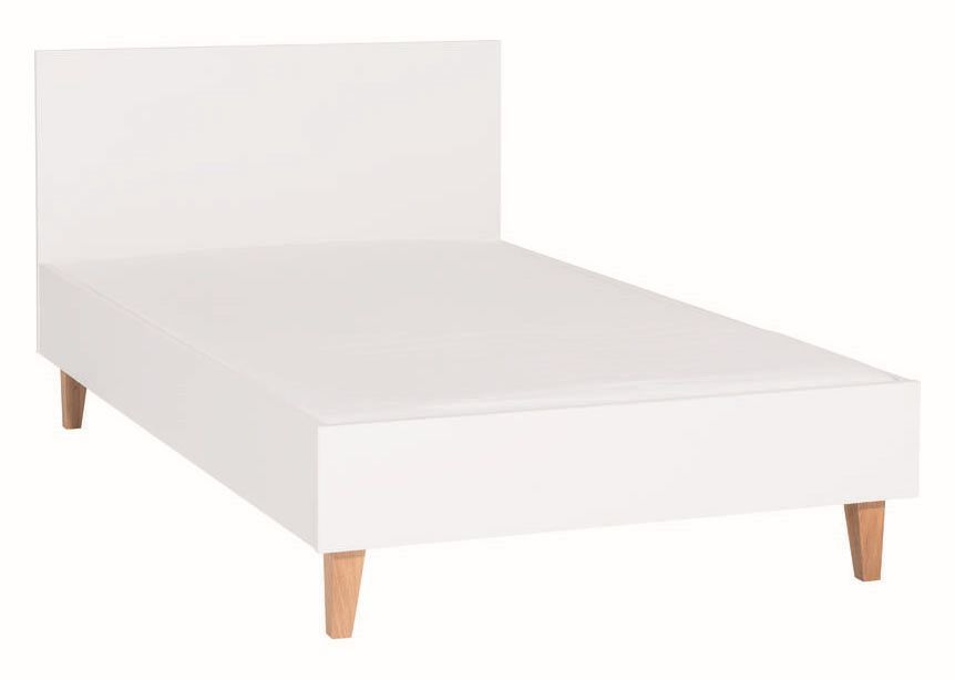 Letto una piazza e mezza "Syrina" 11, bianco - 120 x 200 cm