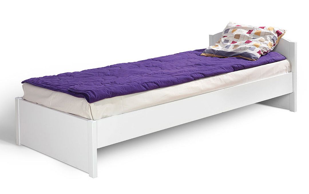 Letto singolo Gabriel 07, bianco - 90 x 200 cm (l x l)