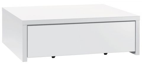 Cameretta - Tavolino contenitore "Marincho" 22, bianco - 35 x 107 x 95 cm (h x l x p)