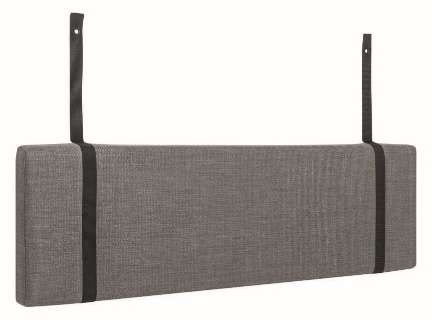 Imbottitura testiera letto "Syrina" 11, grigio - 30 x 114 x 5 cm (h x l x p)
