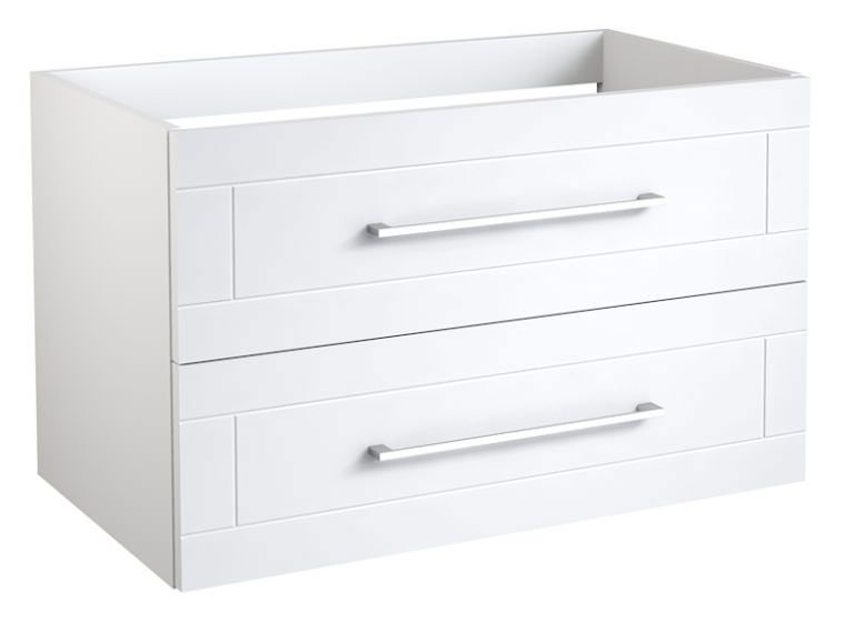 Mobile bagno "Bengaluru" 25, bianco opaco - 50 x 79 x 45 cm (h x l x p)