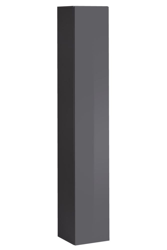 Pensile semplice Fardalen 03, colore: grigio - Dimensioni: 180 x 30 x 30 cm (A x L x P), con spazio sufficiente per riporre gli oggetti