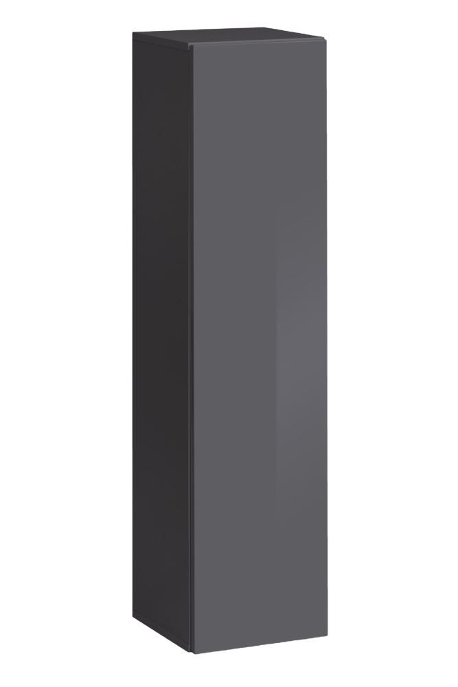 Armadio a muro a tre scomparti Fardalen 07, colore: grigio - Dimensioni: 120 x 30 x 30 cm (A x L x P)