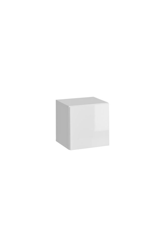 Pensile Trengereid 07, colore: bianco - Dimensioni: 35 x 35 x 32 cm (A x L x P), con sistema di apertura a pressione