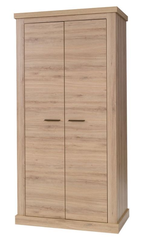 Armadio ad ante battenti Kolda 01, rovere selvatico - 198 x 98 x 53 cm (h x l x p)