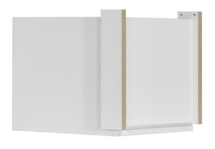 Modulo per armadio "Cerdanyola", un'anta, rovere / bianco - 45 x 53 x 56 cm (h x l x p)