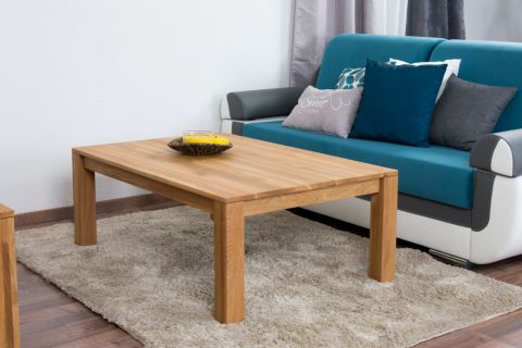 Tavolino "Wooden Nature" 120, rovere massello - 45 x 120 x 80 cm (h x l x p)