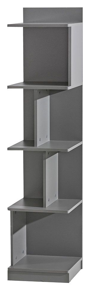 Cameretta - Scaffale "Elias" 08, grigio - 159 x 35 x 38 cm (h x l x p)