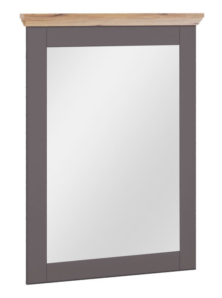 Specchio "Cuenca" 11, rovere / grigio - 103 x 80 x 6 cm (h x l x p)