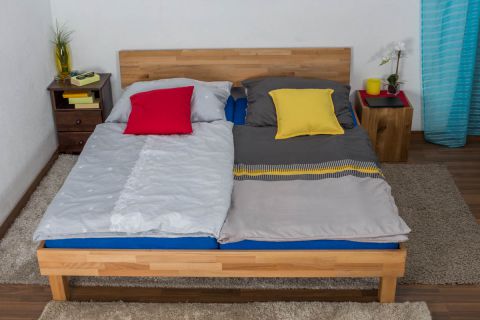 Letto futon "Wooden Nature 02" in faggio massello, oliato - 180 x 200 cm