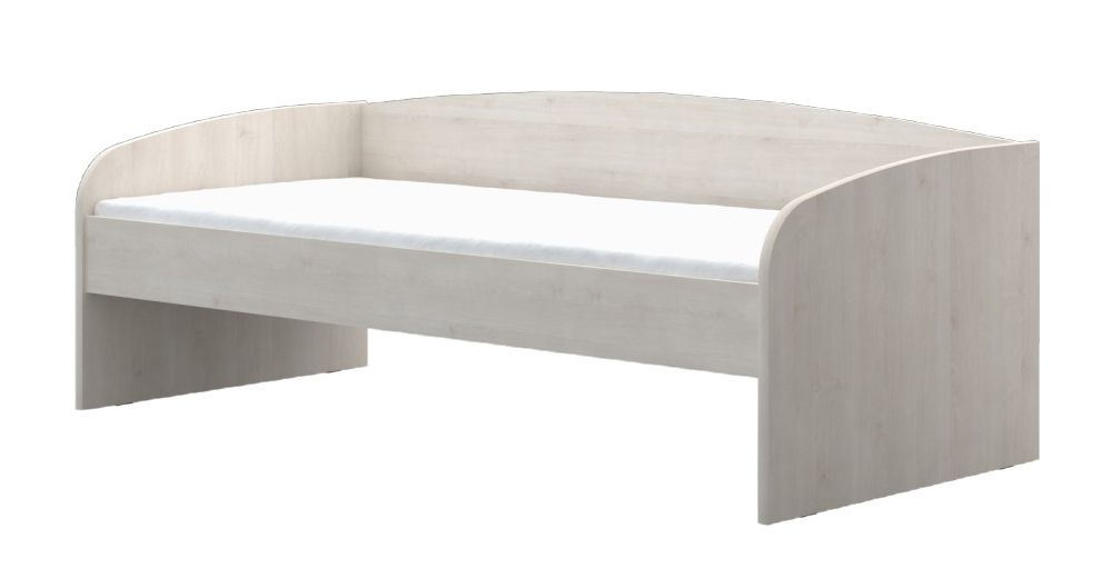 Letto singolo "Peter" 01, bianco pino - 90 x 200 cm (l x l)