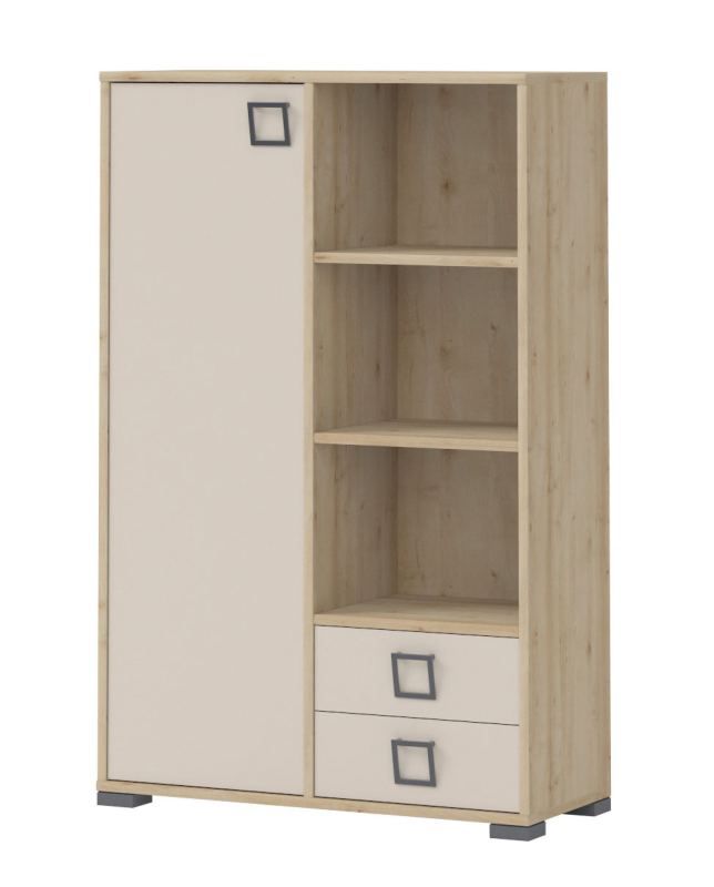 Cameretta - Cassettiera "Benjamin" 26, faggio / crema - 134 x 86 x 37 cm (h x l x p)