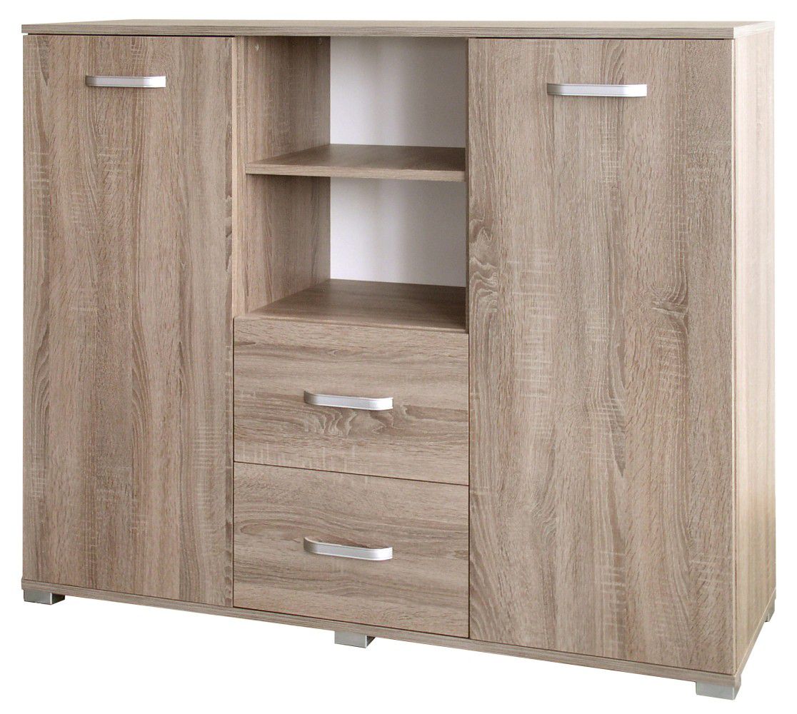 Cassettiera "Kikori" 11, rovere Sonoma - 113 x 130 x 40 cm (h x l x p)