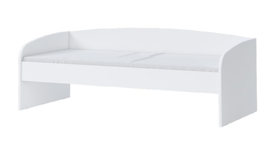 Letto singolo "Benjamin" 01, bianco - 90 x 200 cm (l x l)