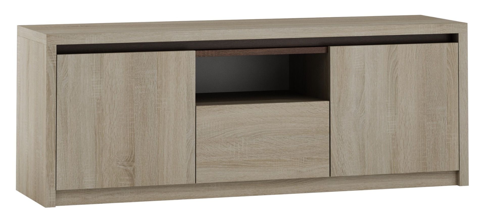 Mobile TV "Popondetta" 12, rovere Sonoma - 52 x 140 x 38 cm (h x l x p)