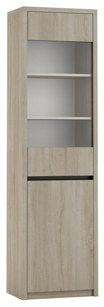 Vetrinetta Popondetta 20, rovere Sonoma - 200 x 55 x 38 cm (h x l x p)