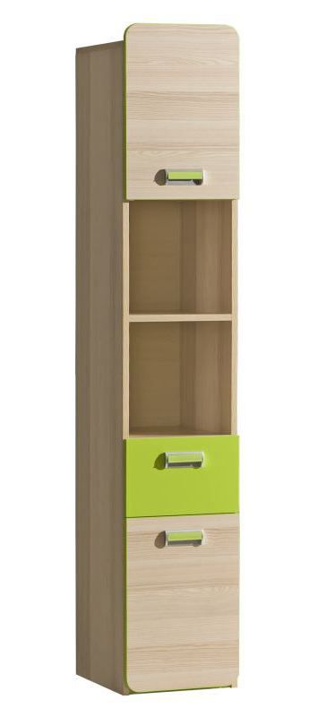 Cameretta - Armadio "Dennis" 03, verde chiaro - 188 x 35 x 40 cm (h x l x p)