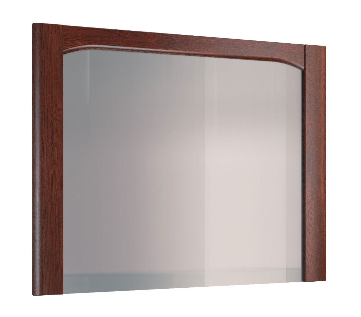 Grande specchio con cornice in legno Krasno 19, rovere massiccio, dimensioni: 90 x 115 x 4 cm, lavorazione di alta qualità, stile senza tempo