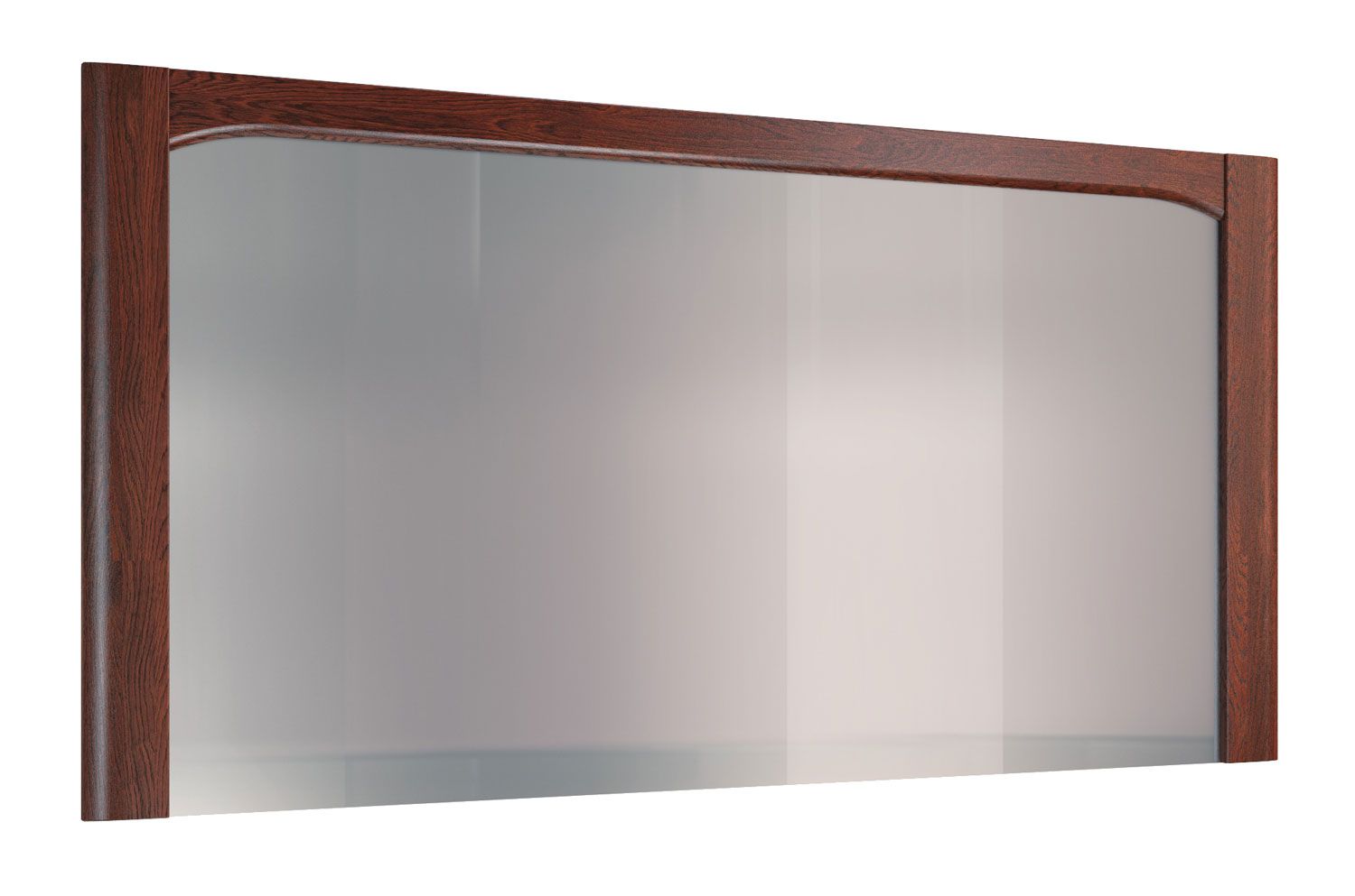 Specchio classico Krasno 21, in rovere massiccio, lavorazione di alta qualità, dimensioni: 96 x 175 x 4 cm, design neutro