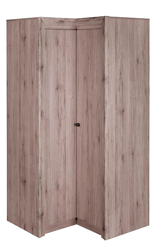 Armadio angolare "Sokone" 24, rovere Sanremo - 194 x 95 x 95 cm (h x l x p)