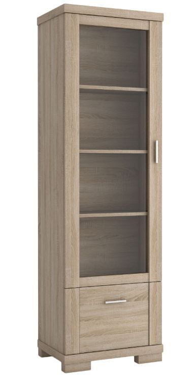 Vetrinetta "Temerin" 15, rovere Sonoma - 195 x 60 x 42 cm (h x l x p)