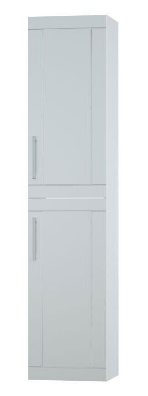 Bagno - Mobile alto "Eluru" 10, bianco lucido - 160 x 35 x 35 cm (h x l x p)