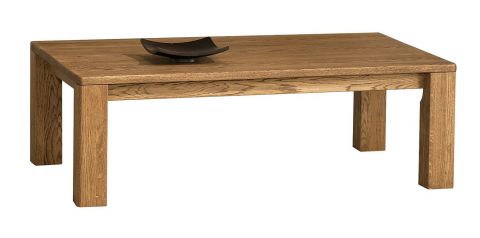 Tavolino "Jussara" 16, color ambra, rovere massello - 120 x 75 x 39 cm (l x p x h)
