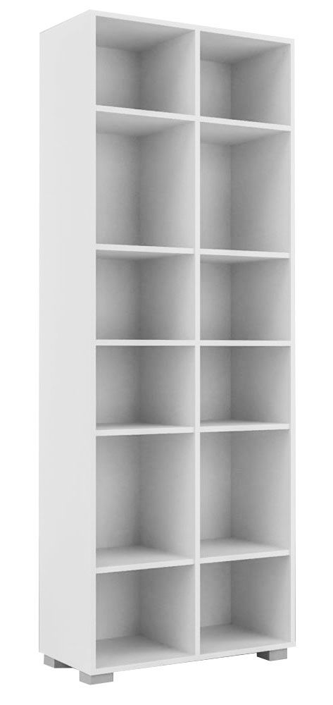 Scaffale "Burgos" 08, bianco - 215 x 80 x 38 cm (h x l x p)