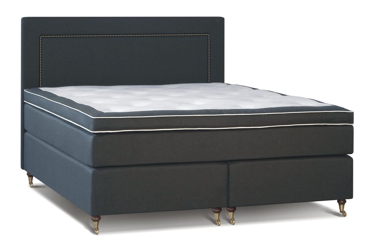 Letto boxspring SERAM, base: molle Bonnell, materasso: 7 zone - molle insacchettate, topper: schiuma - misure: 105 x 200 cm