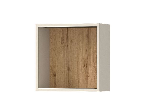 Mensola sospesa / mensola a muro Maräne 07, colore: Rovere Artisan / Beige - dimensioni: 37 x 37 x 21 cm (A x L x P)