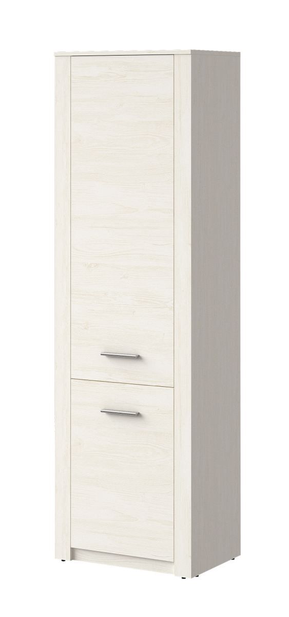 Armadio Schleie 01, colore: bianco pino - Dimensioni: 191 x 59 x 40 cm (A x L x P)