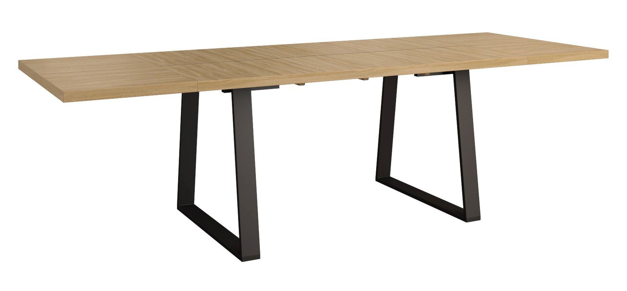 Tavolo da pranzo "Kastav" 31, rovere / nero - 280 x 94 cm (l x p)